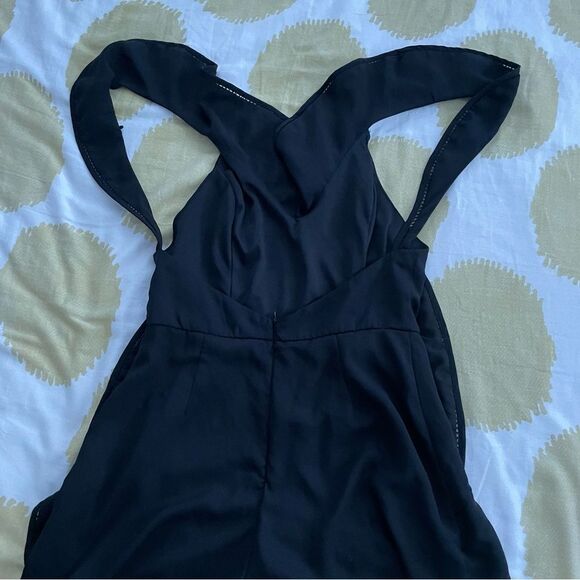 Do+Be Black Backless Romper size Large - Picture 3 of 4